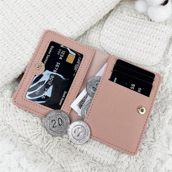 ⚠️Clearance Pink Slim Bifold Cardholder / Wallet - Picture 5 of 5